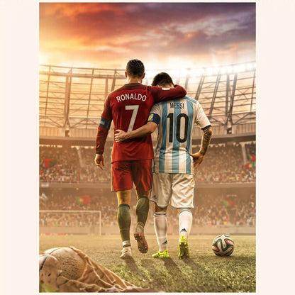 The Eternal Legend – Football Lenticular Portrait