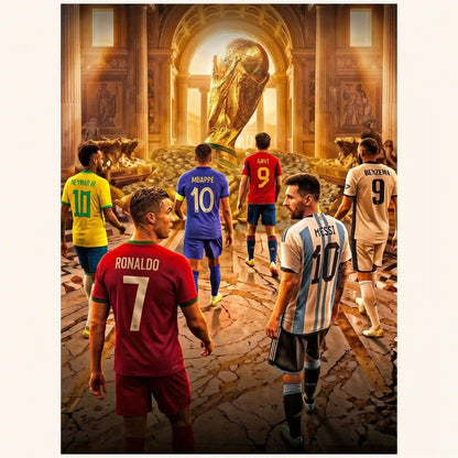 The Eternal Legend – Football Lenticular Portrait