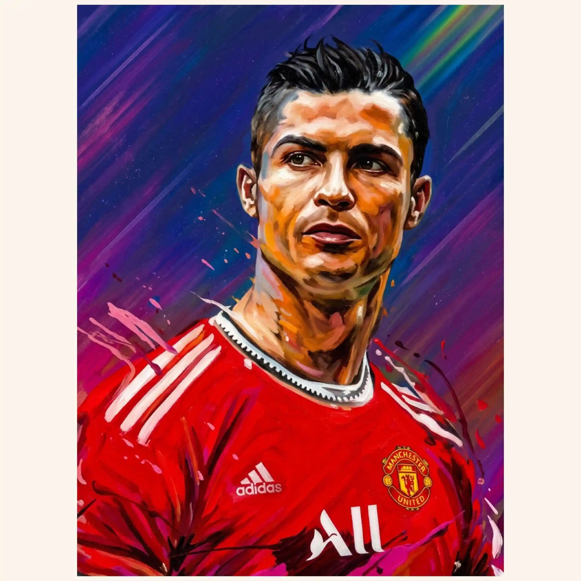 The Eternal Legend – Football Lenticular Portrait