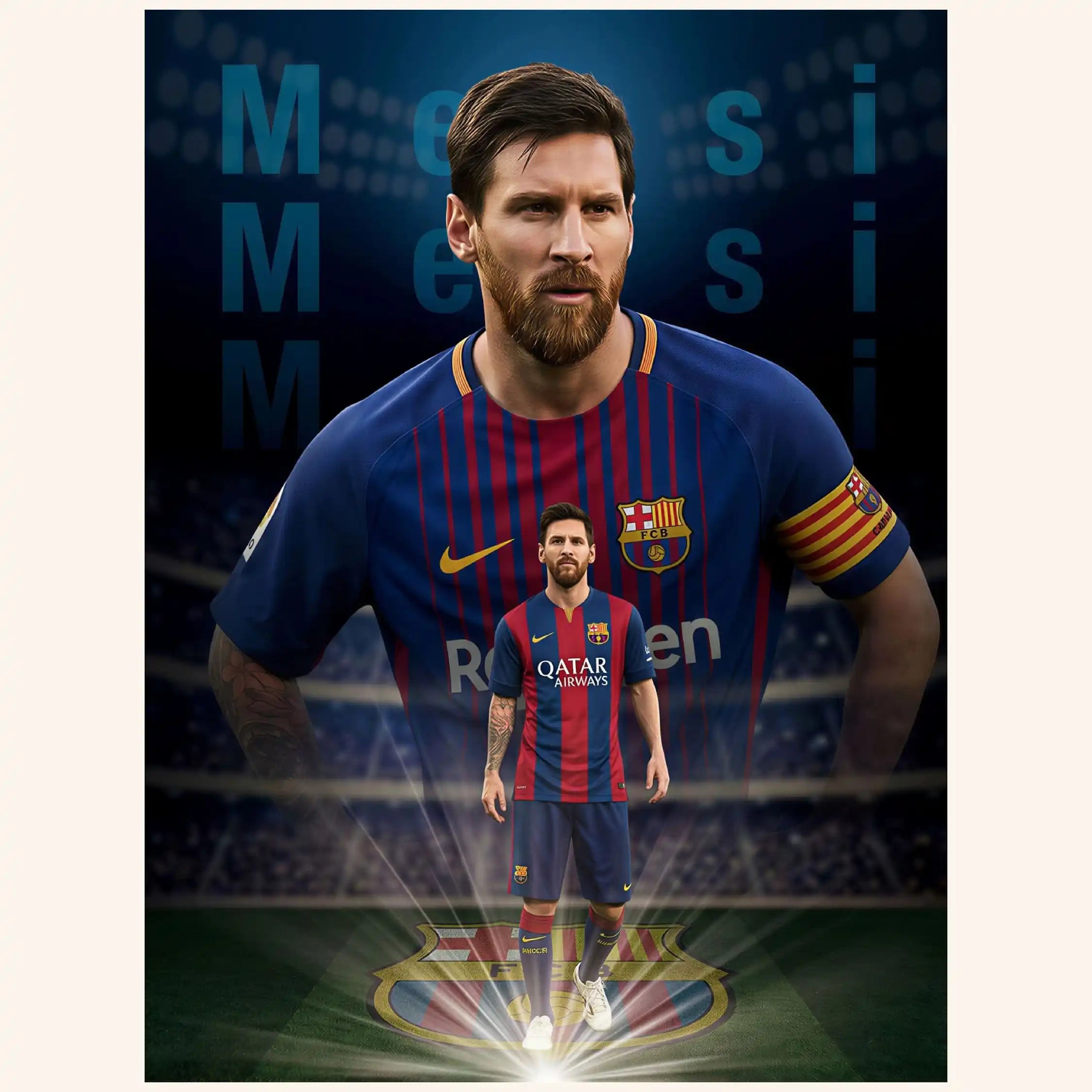 The Eternal Legend – Football Lenticular Portrait