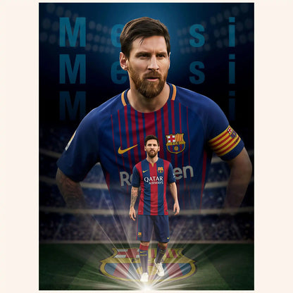 The Eternal Legend – Football Lenticular Portrait