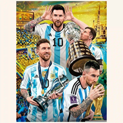 The Eternal Legend – Football Lenticular Portrait