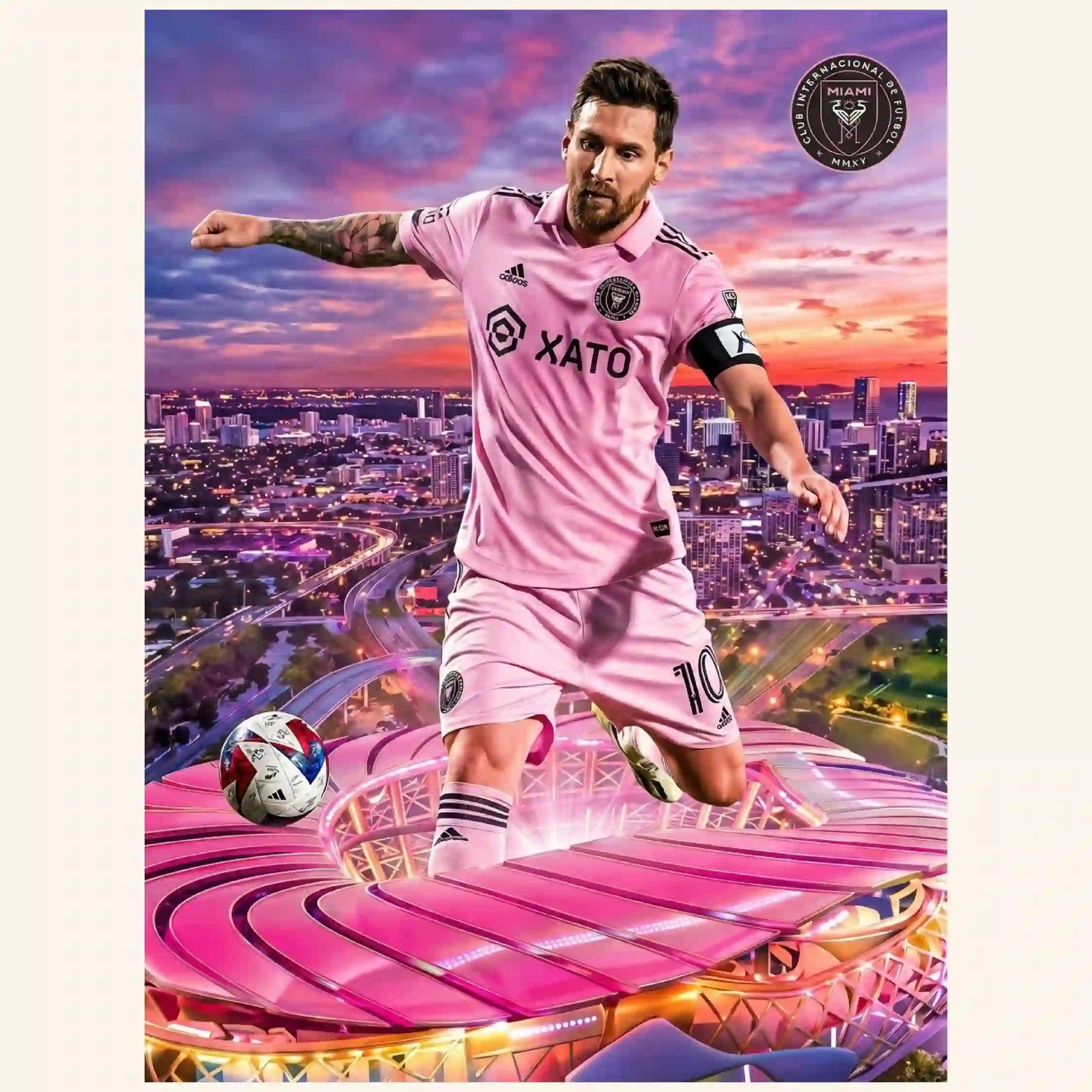 The Eternal Legend – Football Lenticular Portrait