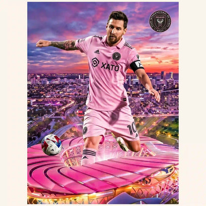 The Eternal Legend – Football Lenticular Portrait