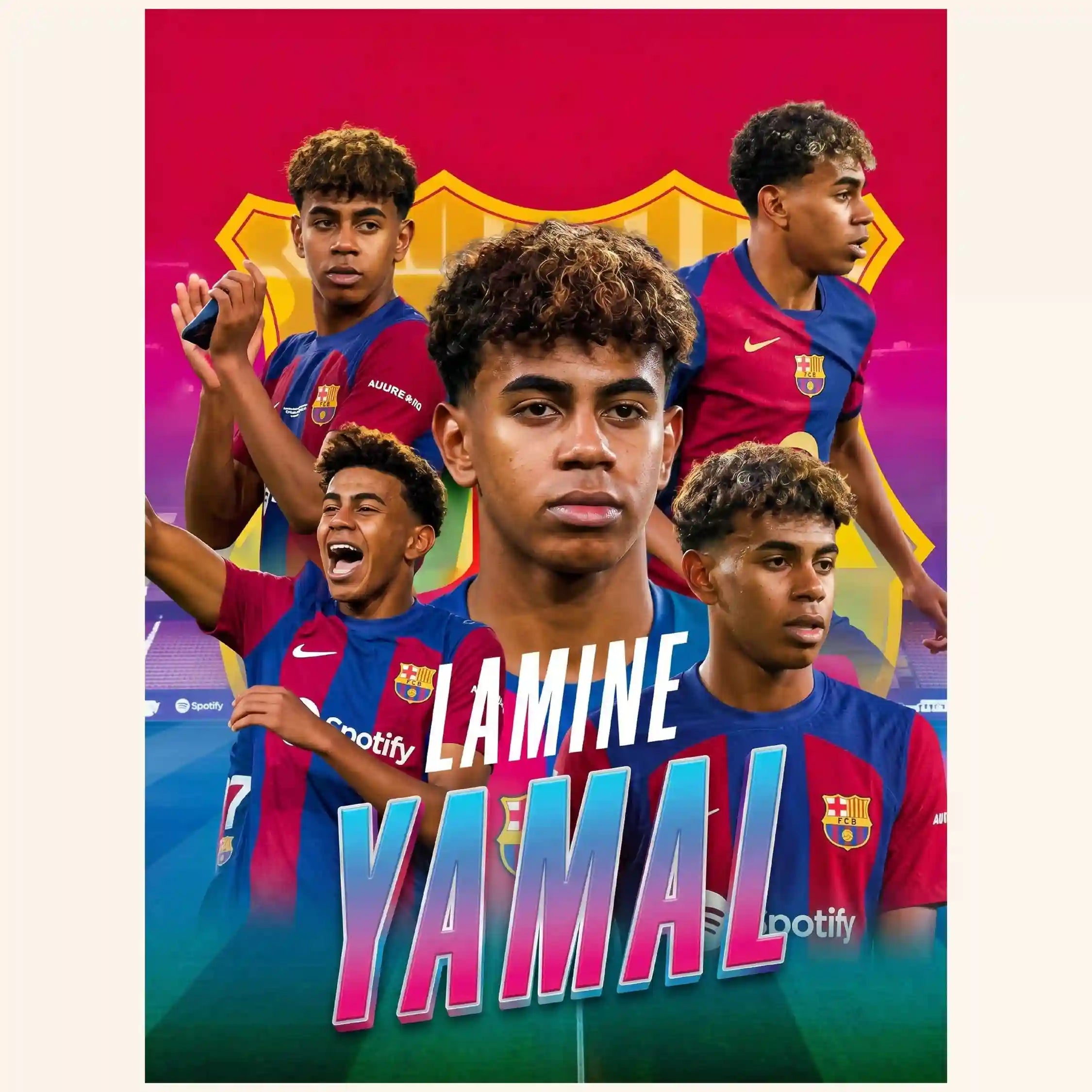 The Eternal Legend – Football Lenticular Portrait