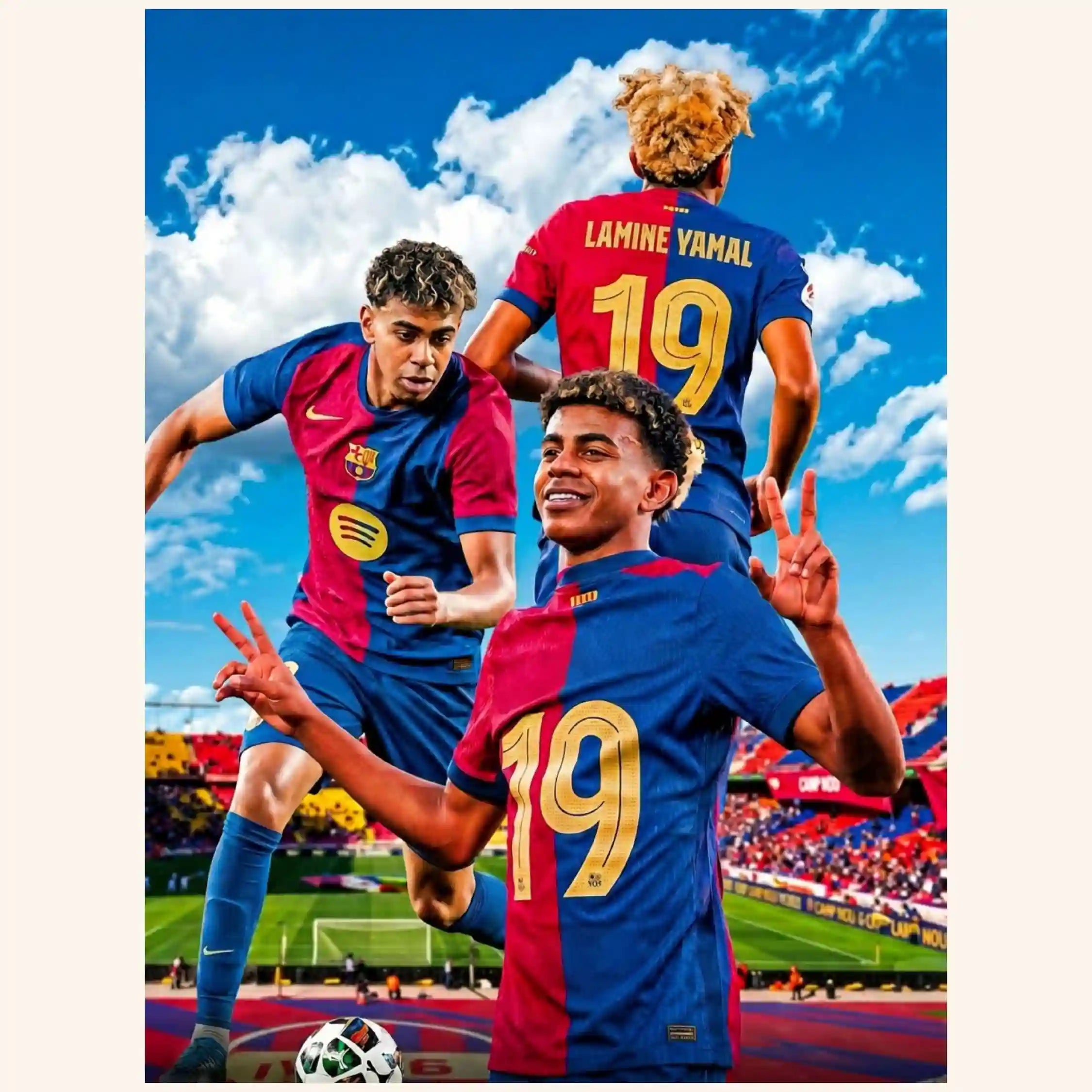 The Eternal Legend – Football Lenticular Portrait