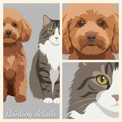 The Modern Aura – Custom Pet Lenticular Portrait
