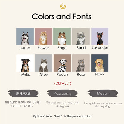 The Modern Aura – Custom Pet Lenticular Portrait