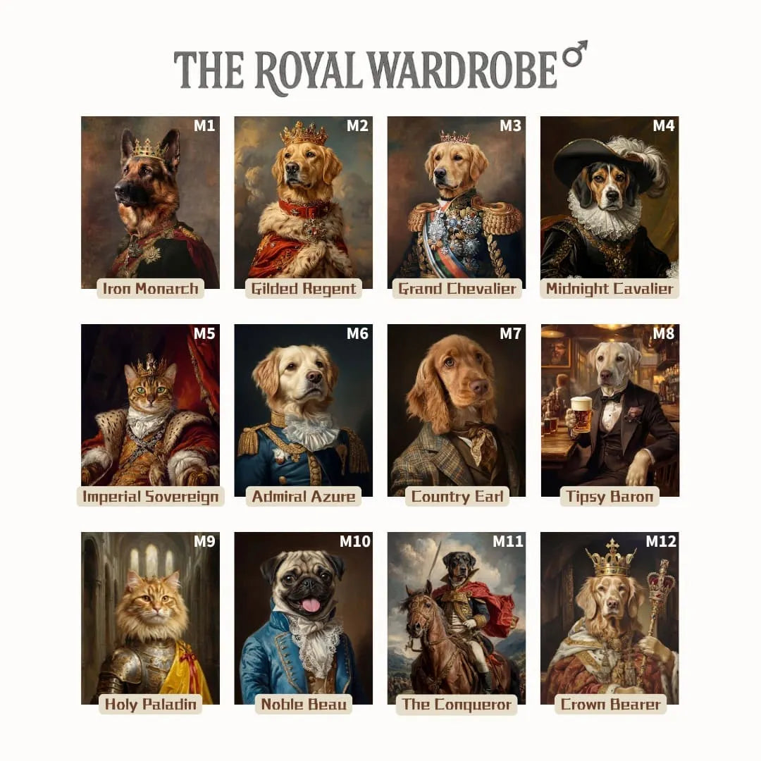 The Noble Heritage – Custom Pet Lenticular Portrait