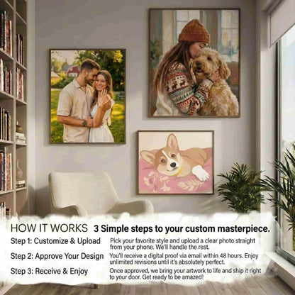 The Soulmate – Custom Pet Lenticular Portrait
