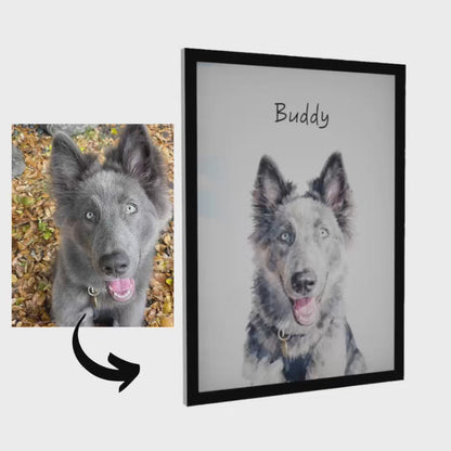 Memorial – Pet Lenticular Portrait
