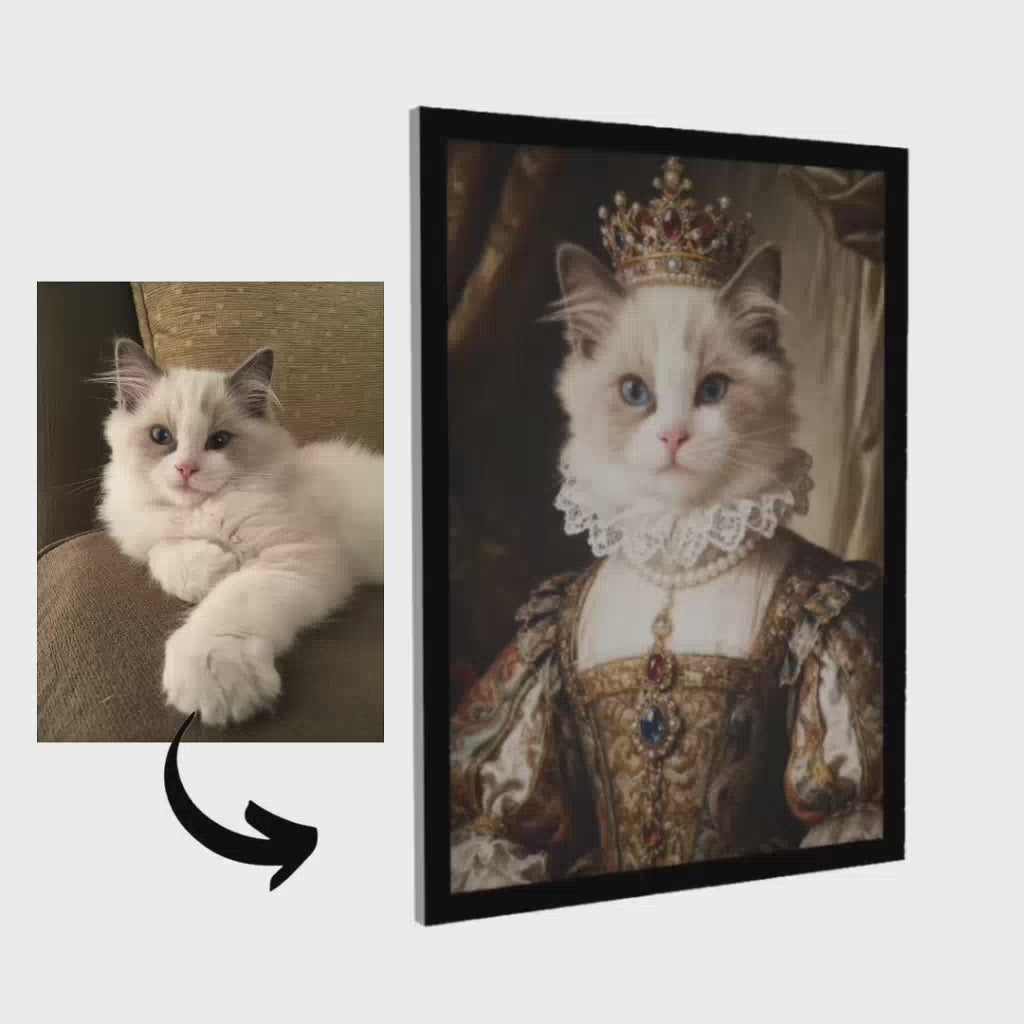 Renaissance Aristocratic – Pet Lenticular Portrait