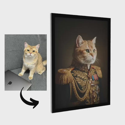 The General – Pet Lenticular Portrait