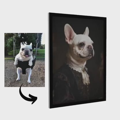 The Count - Pet Lenticular Portrait