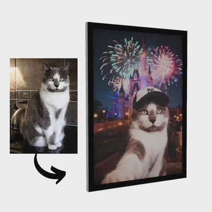 Night Tour – Pet Lenticular Portrait