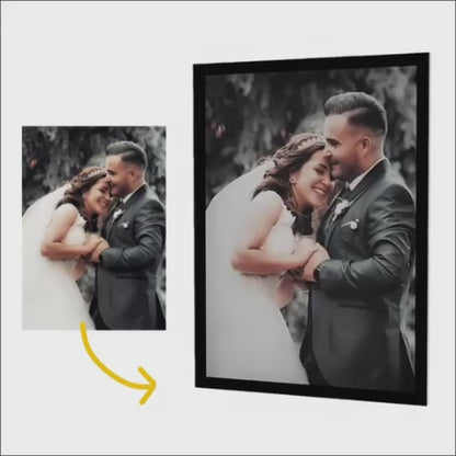 Lenticular Wedding Portrait