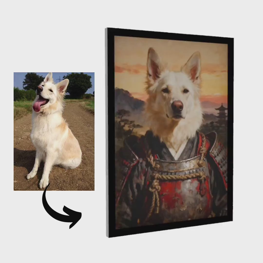 Samurai Spirit – Pet Lenticular Portrait