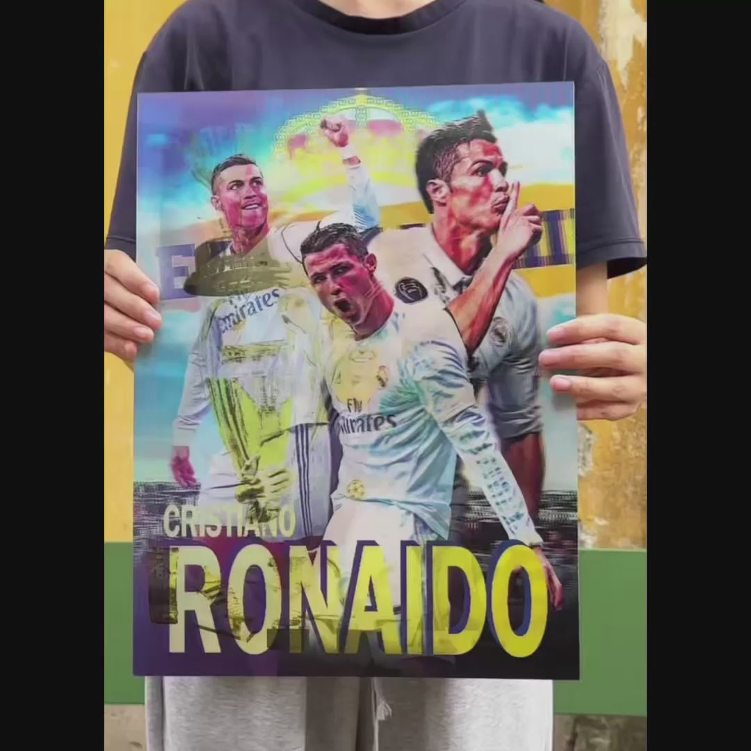 The Eternal Legend – Football Lenticular Portrait