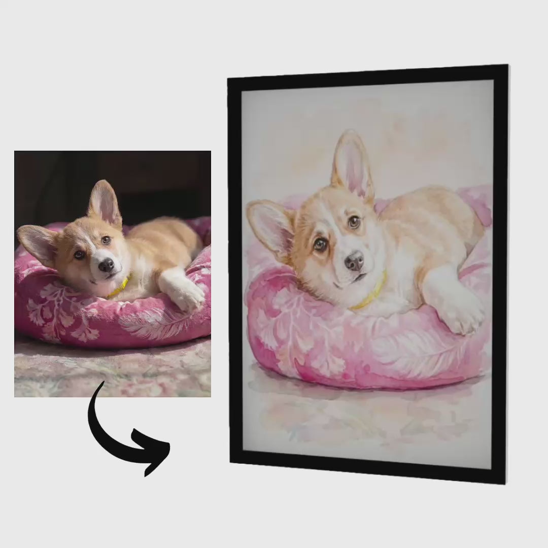 The Artisan – Custom Pet Lenticular Portrait