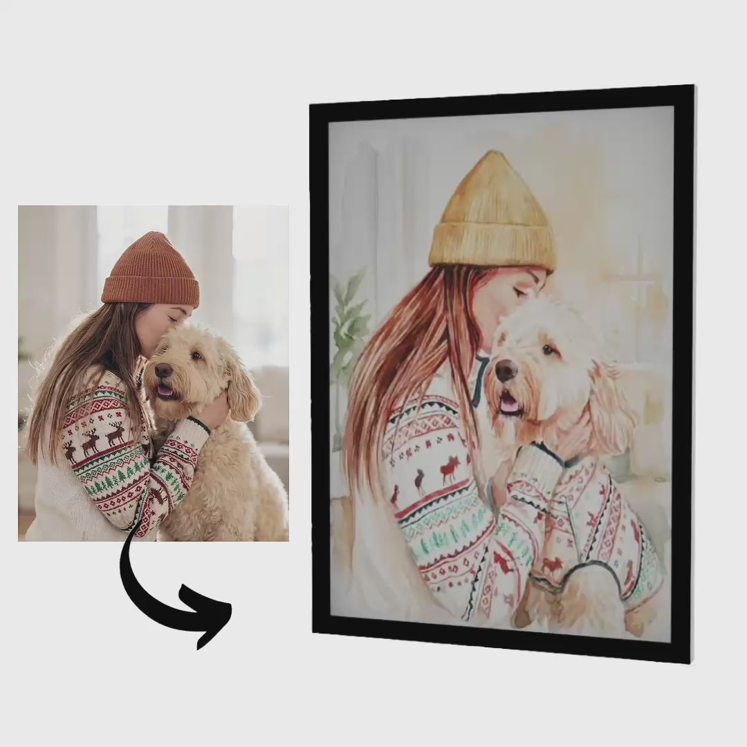 The Soulmate – Custom Pet Lenticular Portrait