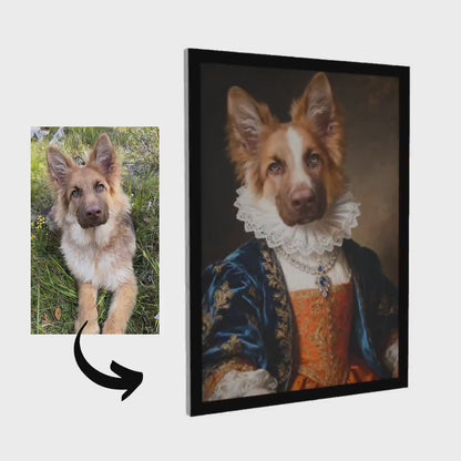 Renaissance Aristocratic – Pet Lenticular Portrait