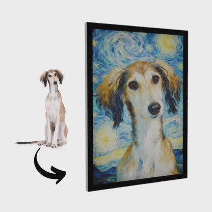 Famous painting –  Pet Lenticular Portrait