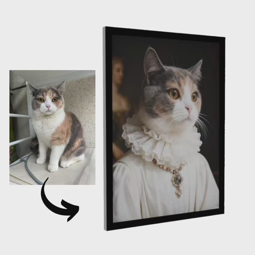 The Count - Pet Lenticular Portrait