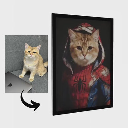 Super heroes – Pet Lenticular Portrait