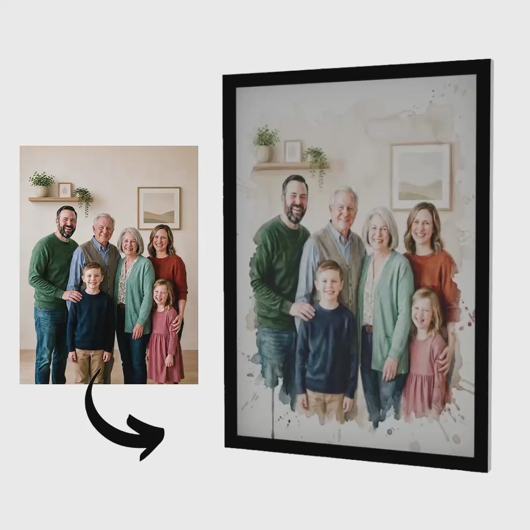 The Heritage – Custom Family Lenticular Portrait