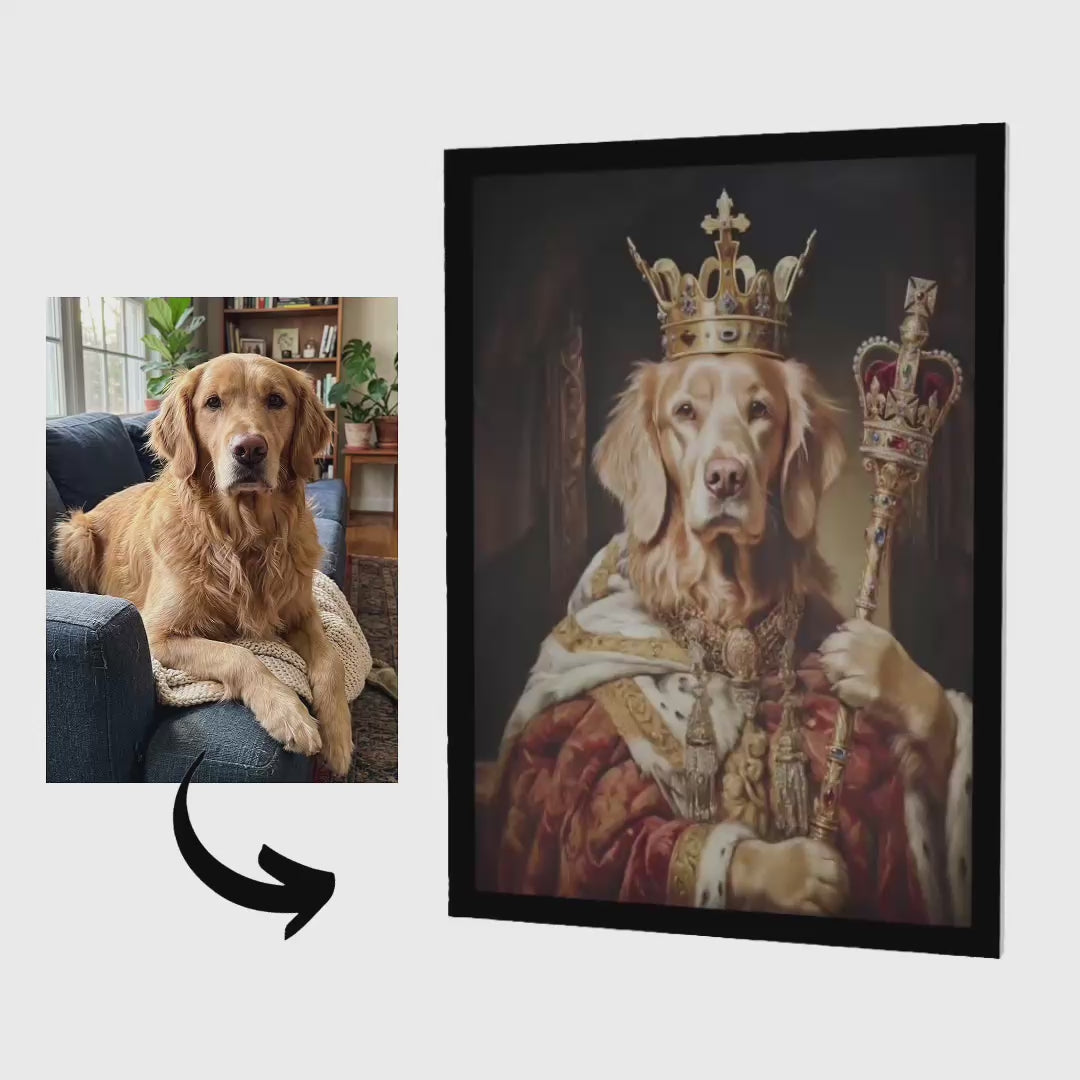 The Noble Heritage – Custom Pet Lenticular Portrait