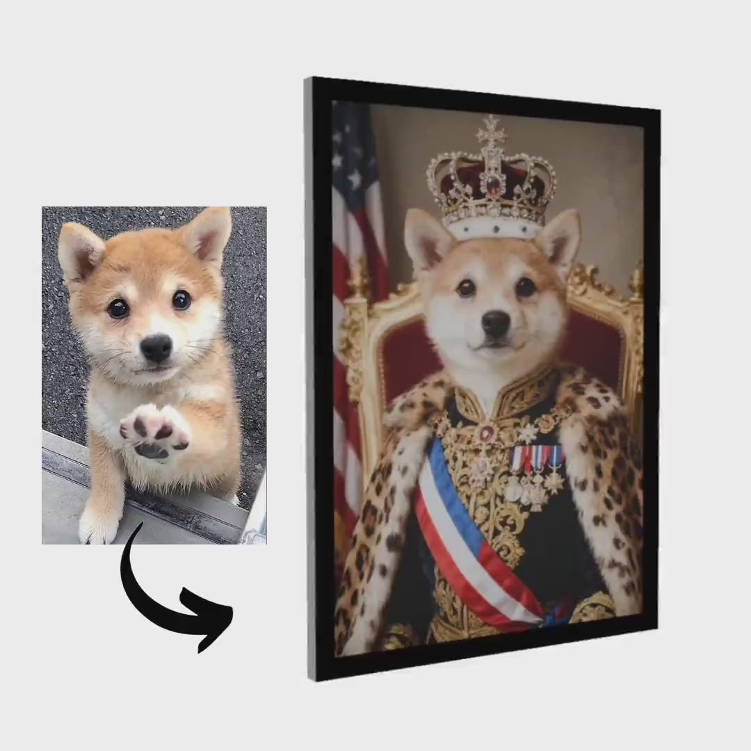 King - Pet Lenticular Portrait