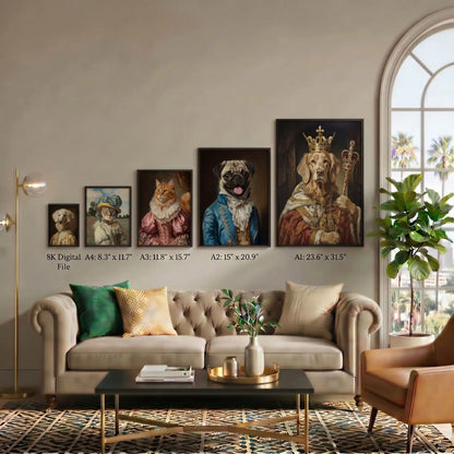 The Noble Heritage – Custom Pet Lenticular Portrait