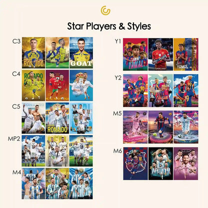 The Eternal Legend – Football Lenticular Portrait