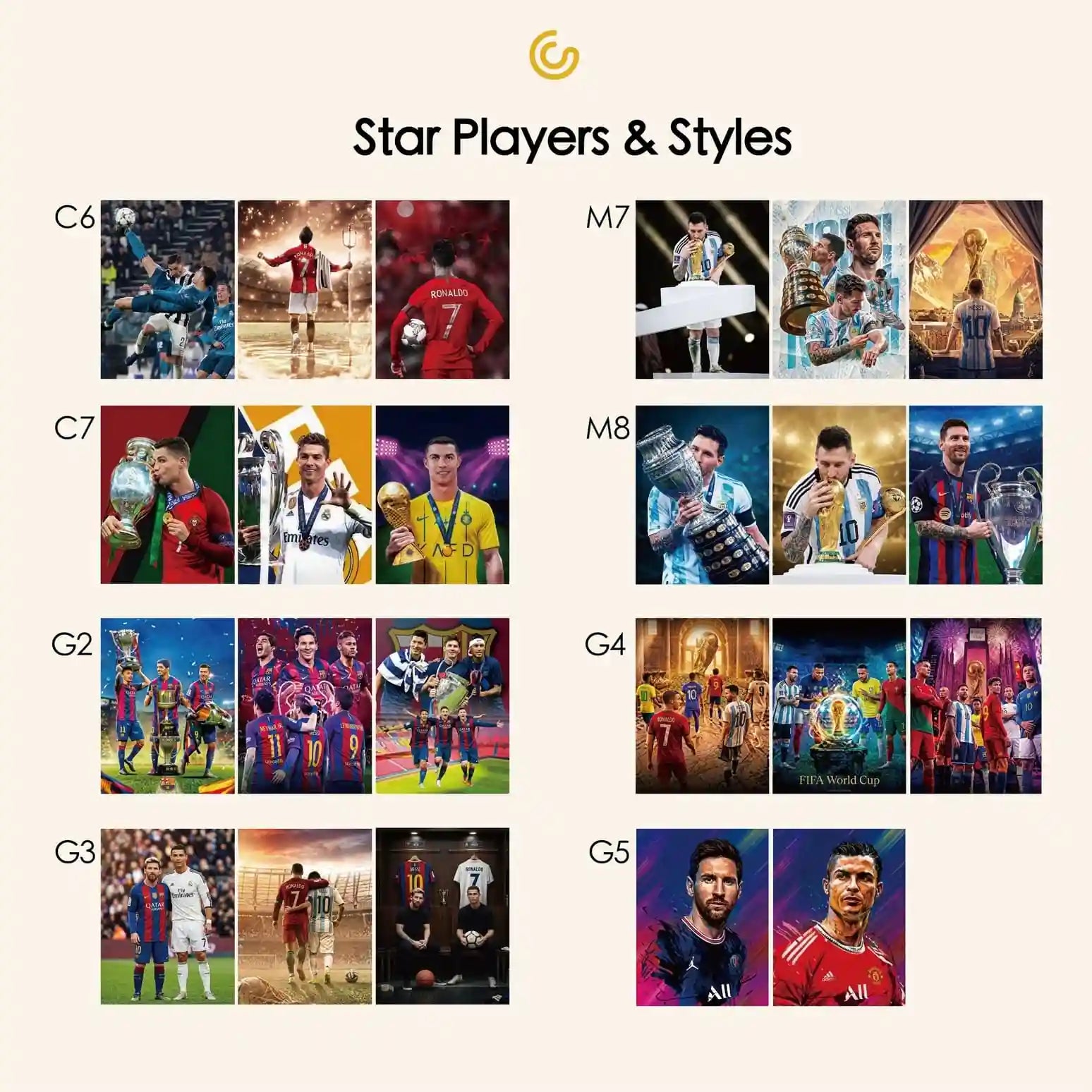 The Eternal Legend – Football Lenticular Portrait